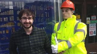 Tom from Cambridge 3D Printing and Dickie Mackay