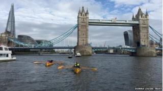 Boats on River Thames