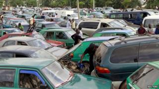 Fuel queue in Lagos