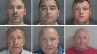 Darren Price, Jeffrey Hamid, Lee Gilmore (top) and Graham Ascroft, John Dahl, Stuart Nicolson