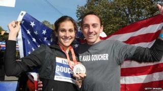Kara and Adam Goucher were both former Oregon Project athletes