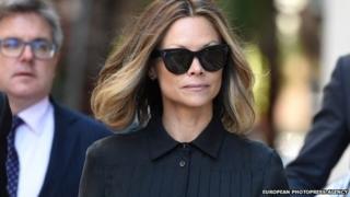 Bianca Rinehart, the daughter of mining billionaire Gina Rinehart Australia"s richest person, arrives at the Federal Court, in Sydney, 27 April 2015.