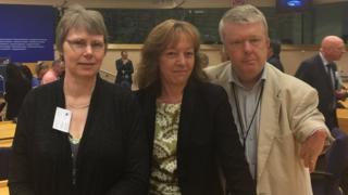 Jacqui Lines, Jill Evans a Phil Williams