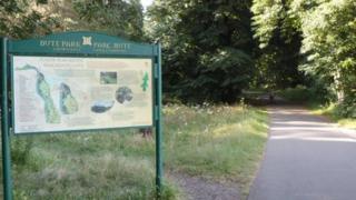 Bute Park sign