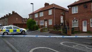 Scene of Newcastle shooting