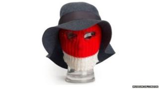 Balaclava and hat worn by gun-man involved in the Spaghetti House Siege, 1975