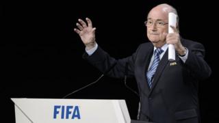 Llywydd Fifa Sepp Blatter