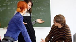 Debate in classroom