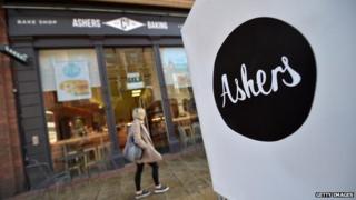 Ashers bakery in Belfast