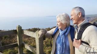 couple on cliff top