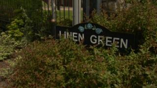 The house in Linen Green was searched after a vehicle linked to the property sped off from a police checkpoint