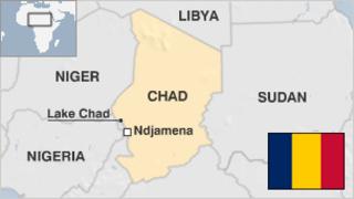 Карта Чада