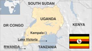 Map of Uganda