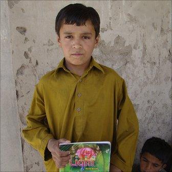 Habibullah, 11, a Baloch boy