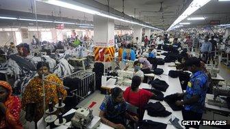 Garment factory in Ashulia, Bangladesh