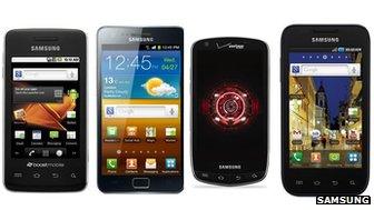 Samsung's Prevail, Galaxy S2, Droid Charge and Galaxy S