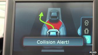 Collision alert monitor
