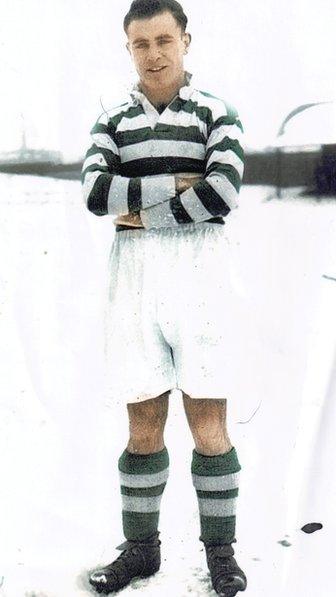 Hugh Doherty in Celtic FC kit