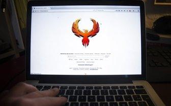 A computer screen displays the front page of the file sharing website Pirate Bay in Paris, France, 01 February 2015