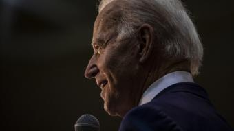 Joe Biden campaigning in Virginia