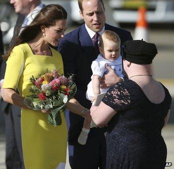 Duke and Duchess of Cambridge, Prince George and Joscelyn Sweeney