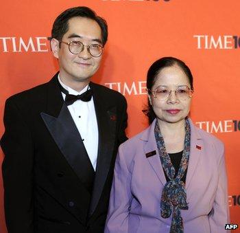 Chen Shu-Chu attends Time's 100 most influential people in the world gala dinner in the US (2010)