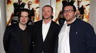 (From left) Edgar Wright, Simon Pegg, Nick Frost