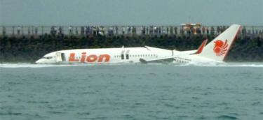 Lion Air flight 904 in the sea off Bali in 2013