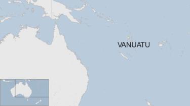 Map of Vanuatu