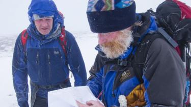 Steve Perry, left, and climbing partner Andy Nisbet