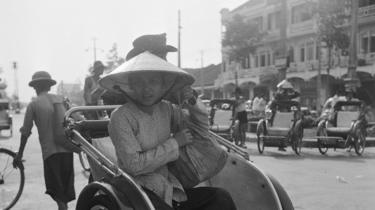 Pedicabs on the road connecting Saigon with Cholon