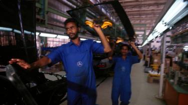 Mercedez Benz factory in Pune