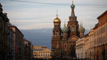 Frälsarens kyrka på spillt blod i St Petersburg