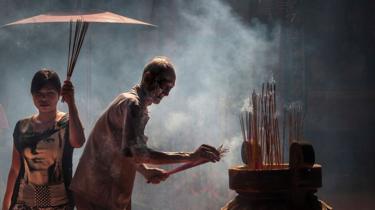 Một ngôi chùa của người Hoa trong Chợ Lớn