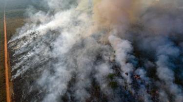 Incendio en Mato Grosso, Brasil