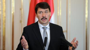 Hungarian President Janos Ader