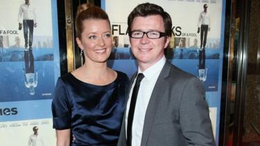 Rick Astley and his wife Lene Bausager