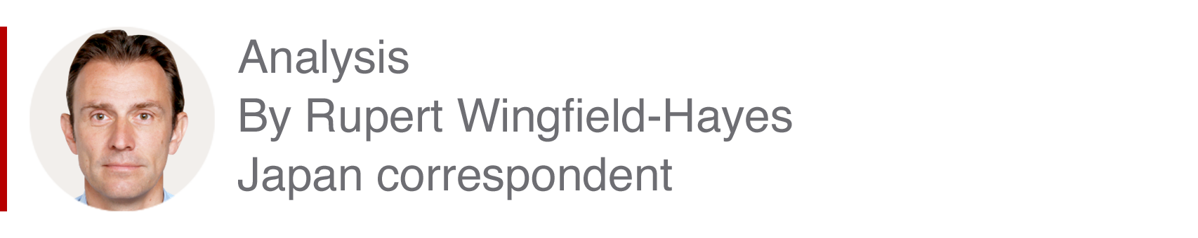 Scatola di analisi di Rupert Wingfield-Hayes, corrispondente dal Giappone