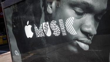 Eine Werbung für Apple Music