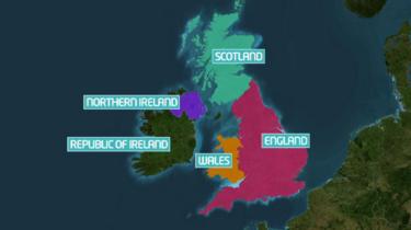 Map of UK