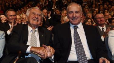 Bob Hawke and Paul Keating