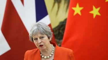 Theresa May in Beijing