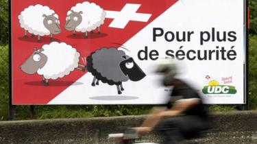 Affiche de référendum suisse