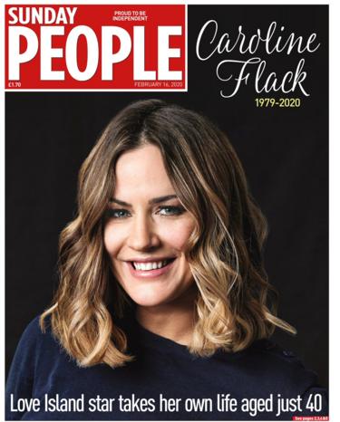Sunday People front page