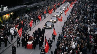 Il funerale di Olof Palme