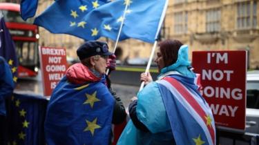 Anti-Brexit demonstrators