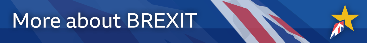 Brexit caixa de banner