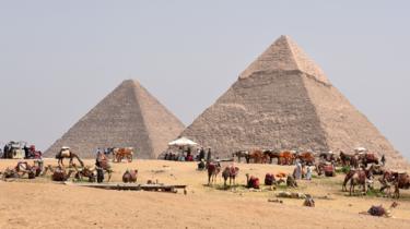 The Egyptian pyramids