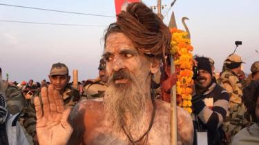 Naga sadhus