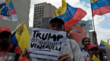 Manifestación en Caracas